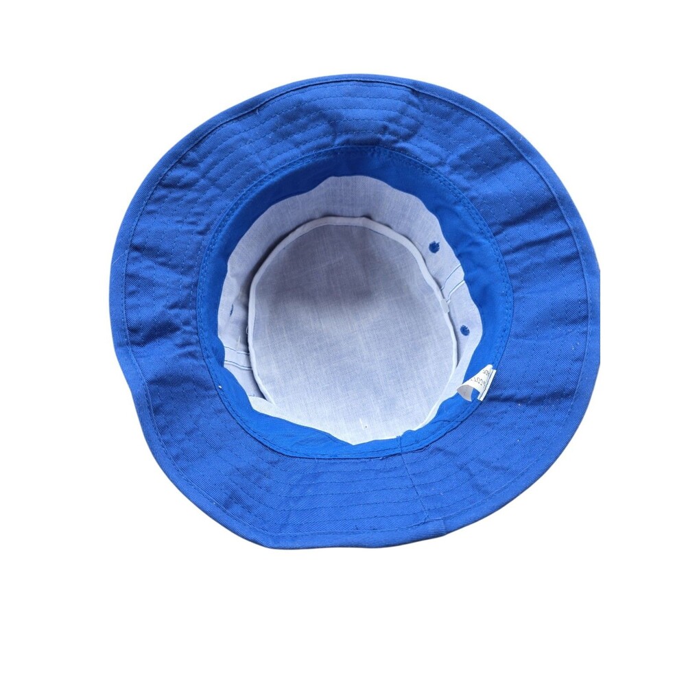 Official Retirement Survival Bucket Hat NWT Blue Fishing Bobber Bottle Opener - Picture 8 of 10